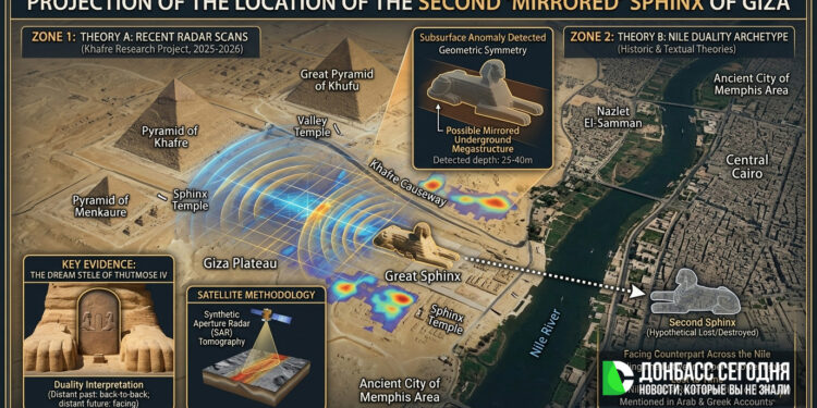 В Египте нашли под песком второго Сфинкса возрастом более 3000 лет