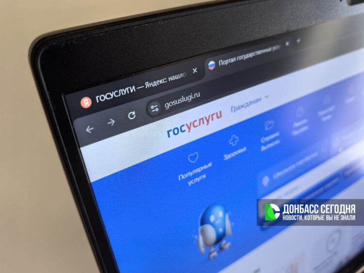 В ДНР переведут около 75 региональных услуг на портал «Госуслуги»