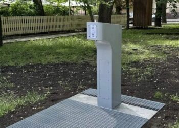 В Донецке появился питьевой фонтанчик