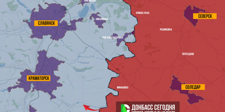 Фронтовая сводка к утру 29 мая: 1555 день СВО. Войска РФ штурмуют центр Константиновки, клещи замкнулись. Свежая карта боевых действий на Украине