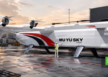 Китайская компания MuYu Sky показала тяжёлый дрон AT8000 грузоподъёмностью 3,5 тонны