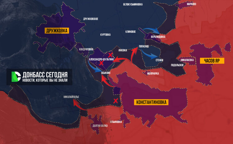 Ночная фронтовая сводка к утру 23 июля: 1610-й день СВО. Разгром гарнизона ВСУ у Купянска. Свежая карта боевых действий на Украине
