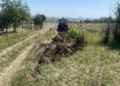 Трактор вышел на рубеж: в Ждановке провели опашку