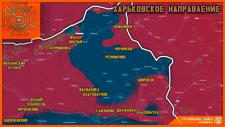 Штурмовики «Севера» заявили о взятии Малой Волчьей под Волчанском
